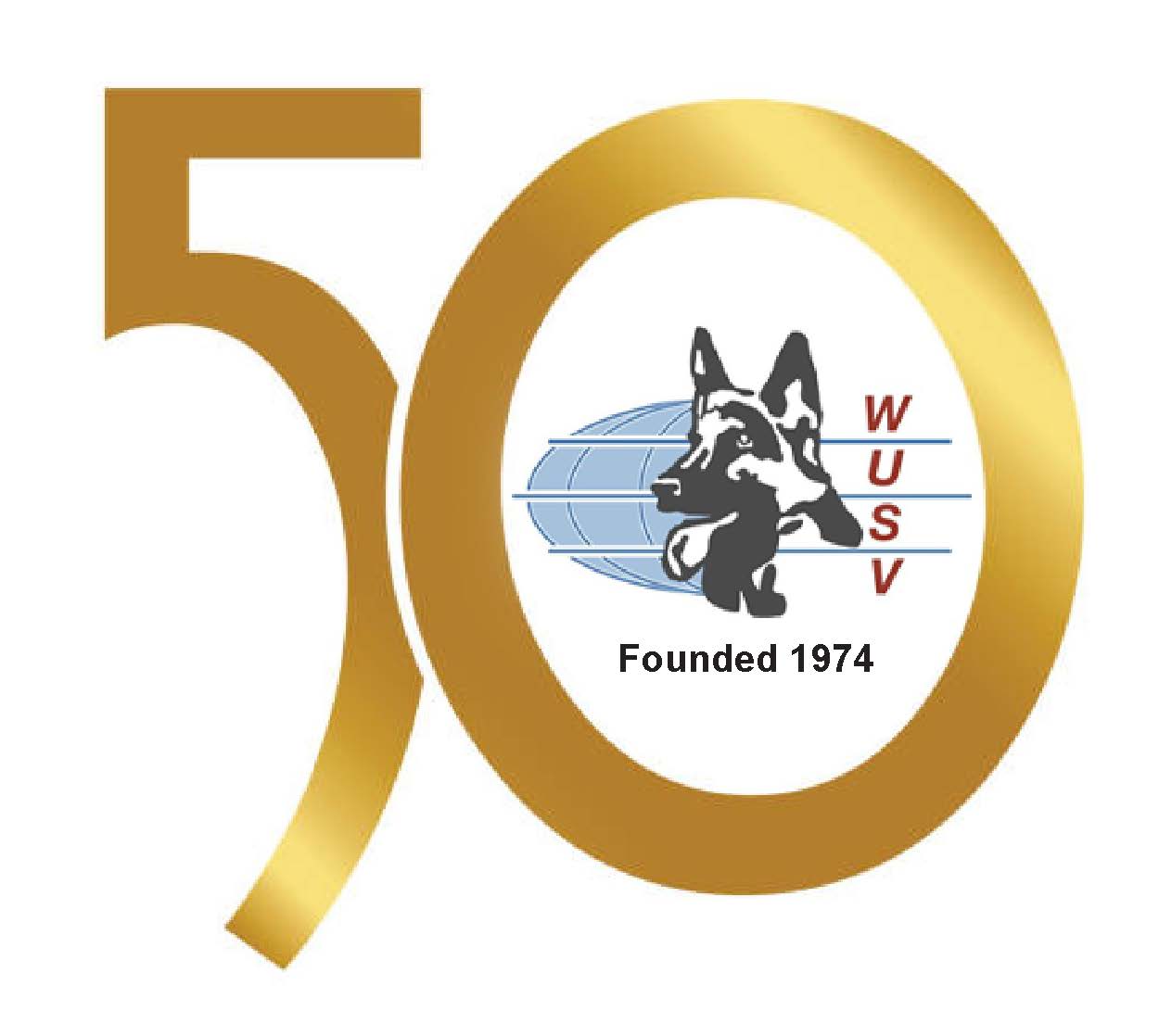 Logo 50 Jahre WUSV offiziell 17.06.2024